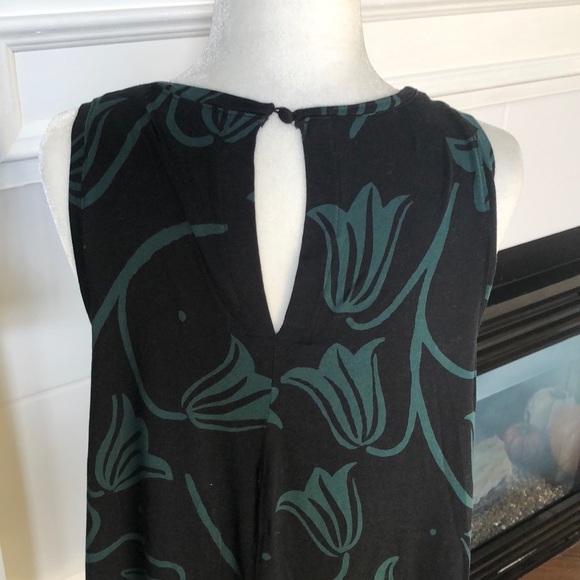 🌺Loft green & black knit dress🌺 - Picture 5 of 6